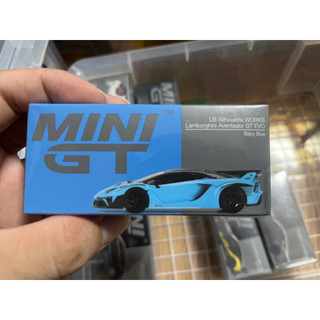 MINI GT 494 Lamborghini Aventador GT EVO 藍全新盒微損