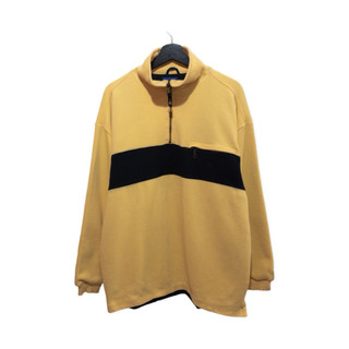 Mediawear 黃色半拉鍊 Pullover上衣 古著 二手選物 Vintage