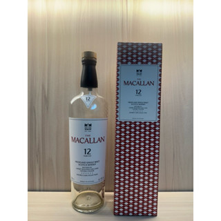 麥卡倫12年 雙雪莉桶系列 雙桶 空瓶+空盒空瓶+空盒 空瓶/花瓶/裝飾藝術