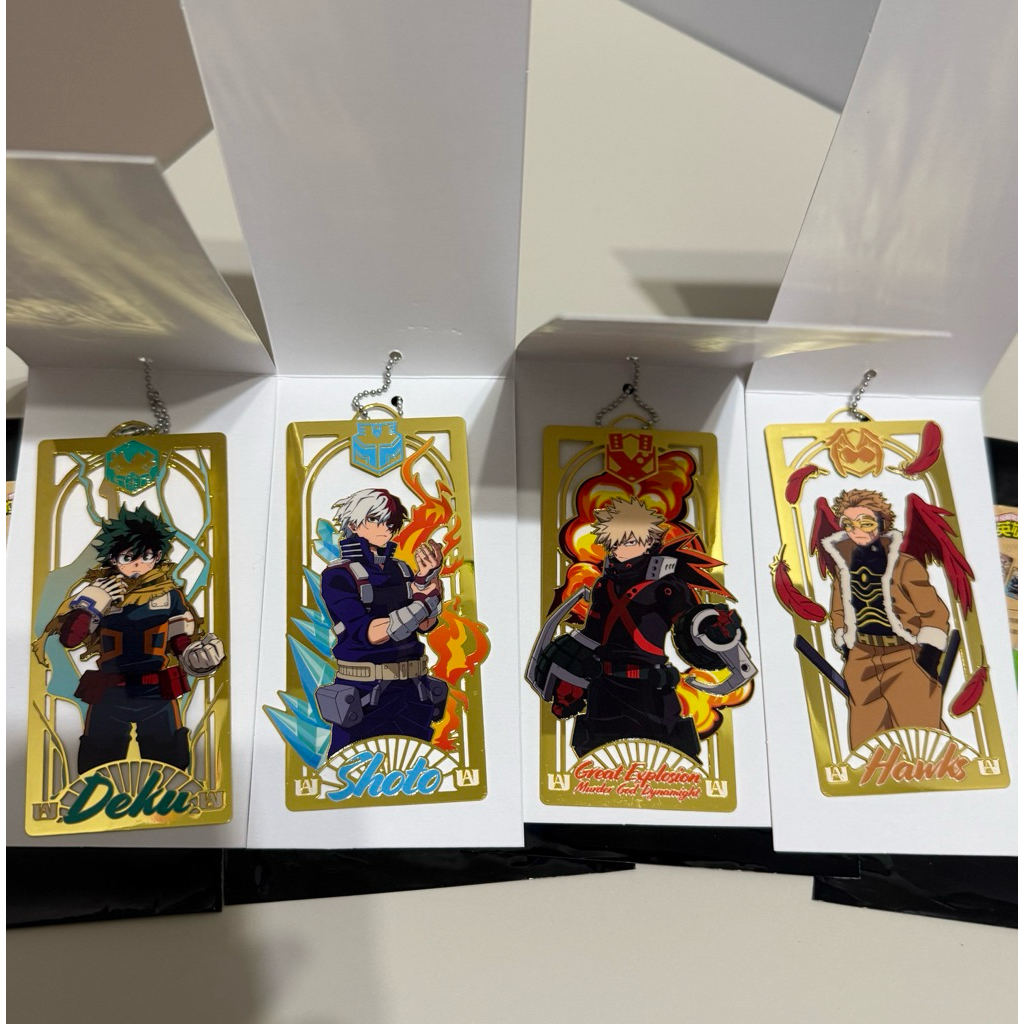 現貨 我英書籤 我的英雄學院金屬書籤 我的英雄學院書籤盲包 最終季快閃店 我英金屬書籤 我的英雄學院書籤 快閃店書籤吊飾