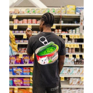 RIPNDIP GOURMET CAT FOOD TEE 水洗黑 短袖T恤 中指貓 台灣總代理-ALL