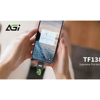 手機擴充神器是記憶卡也是隨身碟Apple手機可用AGI 亞奇雷 TF138 128G 附讀卡機/轉卡