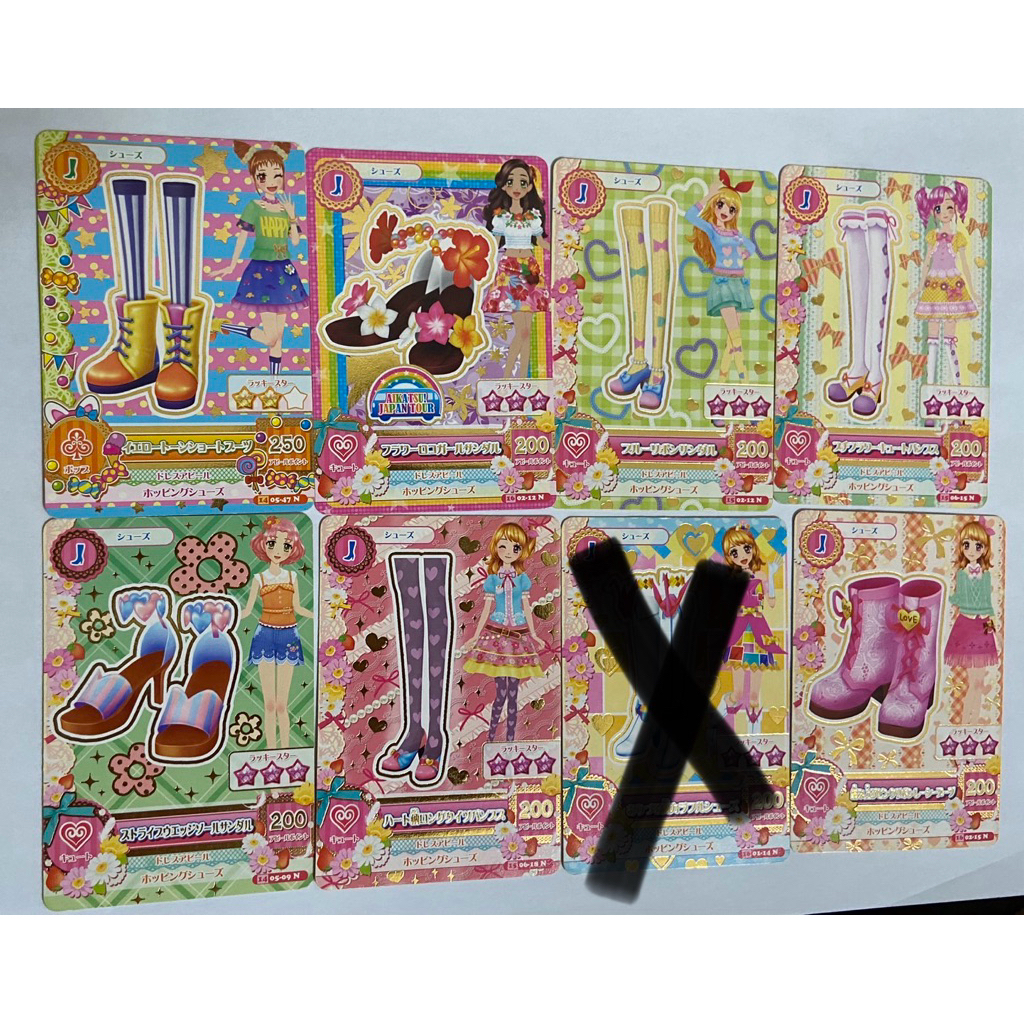 偶像學園偶活卡鞋子 有栖川乙女 莫妮卡 星宮莓 天羽圓 大空明里