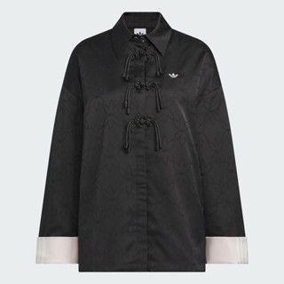 adidas originals NEW CN CNY SHIRT JACKET 中式裝 唐裝 外套 黑色 KB6407