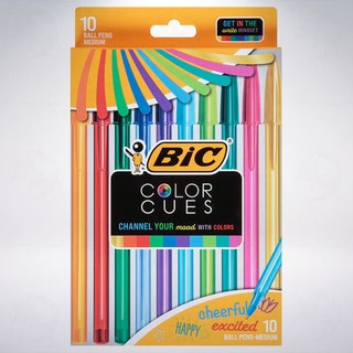 法國 BIC Color Cues 彩色原子筆組 (10支/組)