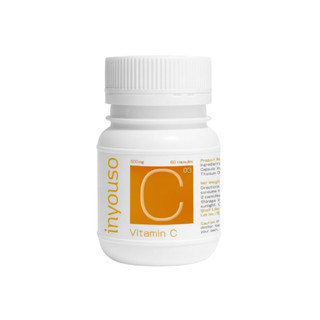 【inyouso營養所】 維生素C 60顆/瓶 (500mg/促進膠原蛋白合成/抗氧化作用)