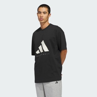 adidas 男女款 短袖上衣 運動 SS TEE 黑 KB7560
