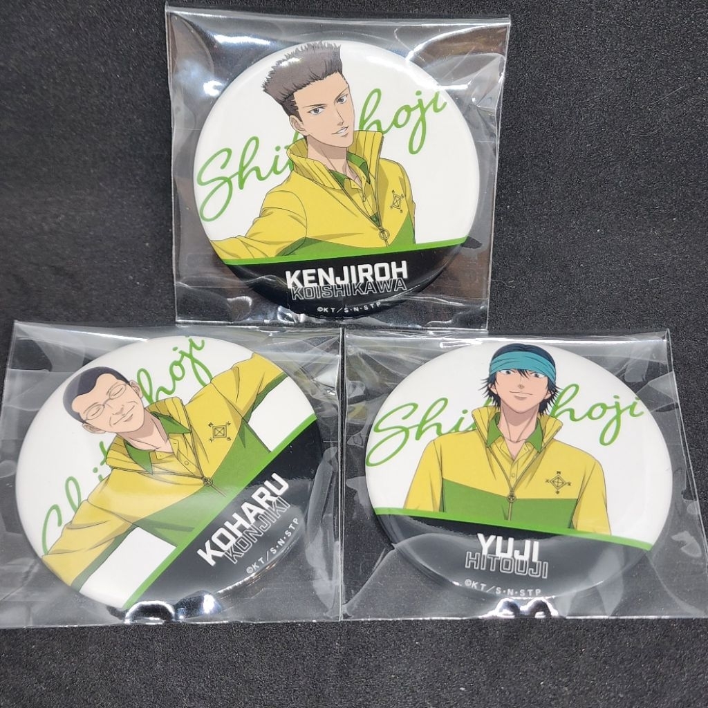 日本帶回 網球王子 新網球王子 演唱會 金色小春 日吉若 小石川健二郎 四天寶寺 冰帝 勳章 胸章 別針 胸針 吧唧