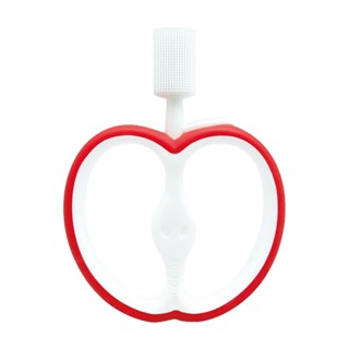 日本 Edison愛迪生 寶寶牙刷/固齒器/乳牙刷-蘋果型【麗兒採家】