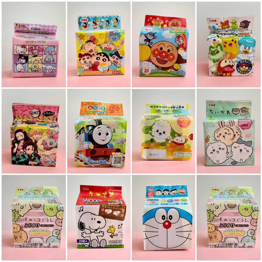 象象媽咪【現貨】日本卡通人物 香鬆 拌飯料 飯友 巧虎香鬆 哆啦A夢香鬆 麵包超人香鬆 小小兵 Kitty 寶寶香鬆