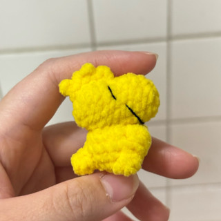 糊塗塌客 史努比的小鳥 手工手作編織勾織娃娃 附鑰匙圈或底座 娃娃吊飾 娃娃擺件