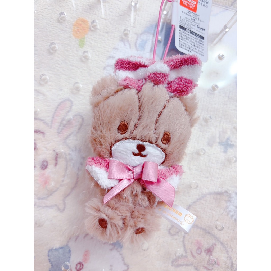 「日版」SANRIO 三麗鷗 KITTY 的小熊 Tiny chum 娃娃吊飾 景品