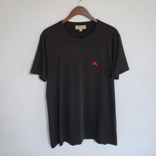 Burberry 短袖 短T 素面 休閒 T-shirt 戰馬logo 黑色 灰色 二手