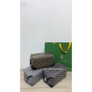 💫【可預定】🌟Goyard 洗漱包 飯盒包 黑色/灰色 全新全配 現貨 正品 真品