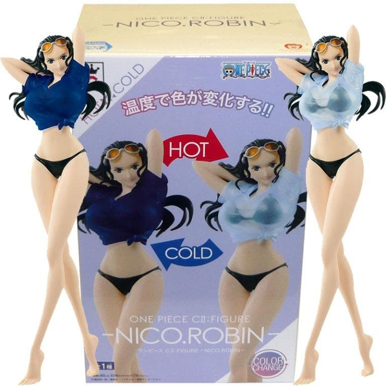 比基尼 公仔 泳裝 海賊王 航海王 感溫變色 羅賓 ONE PIECE 尼可羅賓 ROBIN 變裝 變色 透明 NAMI