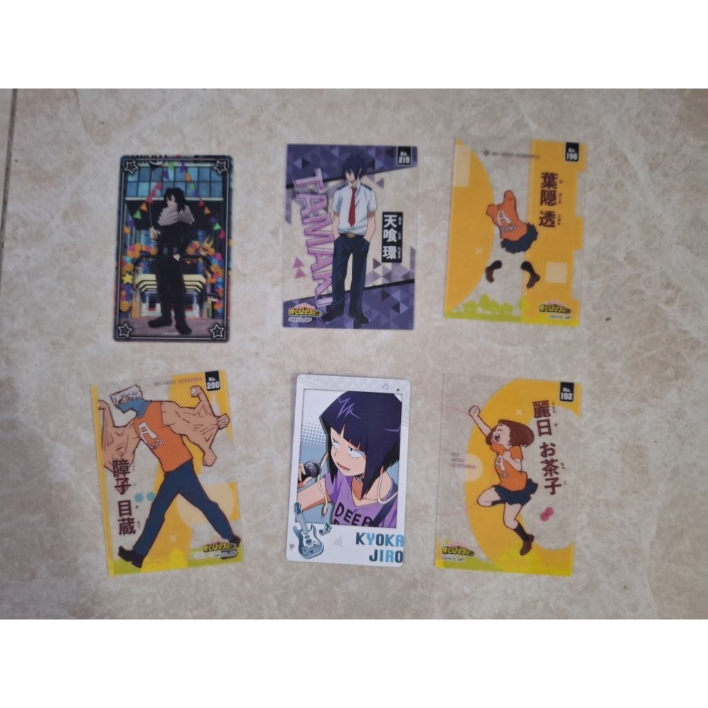 合售 我的英雄學院 透卡 卡片 麗日御茶子 相澤消太 天喰環 葉隱透 障子目蔵 耳郎響香