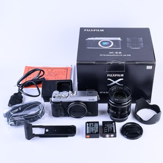 正日本製 FUJIFILM 富士 X-E2 銀黑 ＋ XF18-55mm F2.8-4 原廠盒裝套組 贈原廠金屬把手