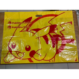 日本寶可夢 Pokémon Center 提袋 購物袋 塑膠袋 皮卡丘