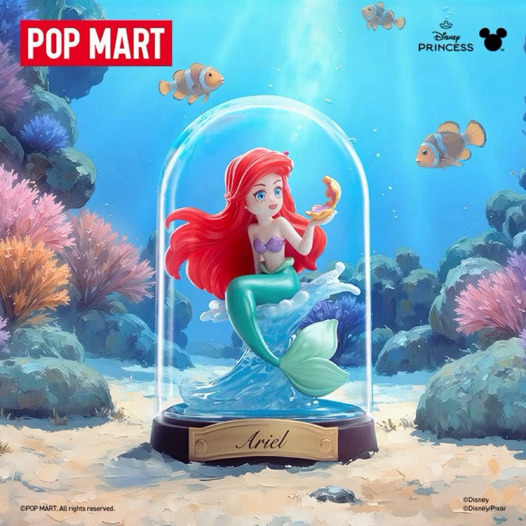 現貨 官方正品🩶 POP MART 泡泡瑪特 迪士尼公主創想世界系列手辦 盲盒 愛麗兒 白雪公主 花木蘭 貝兒