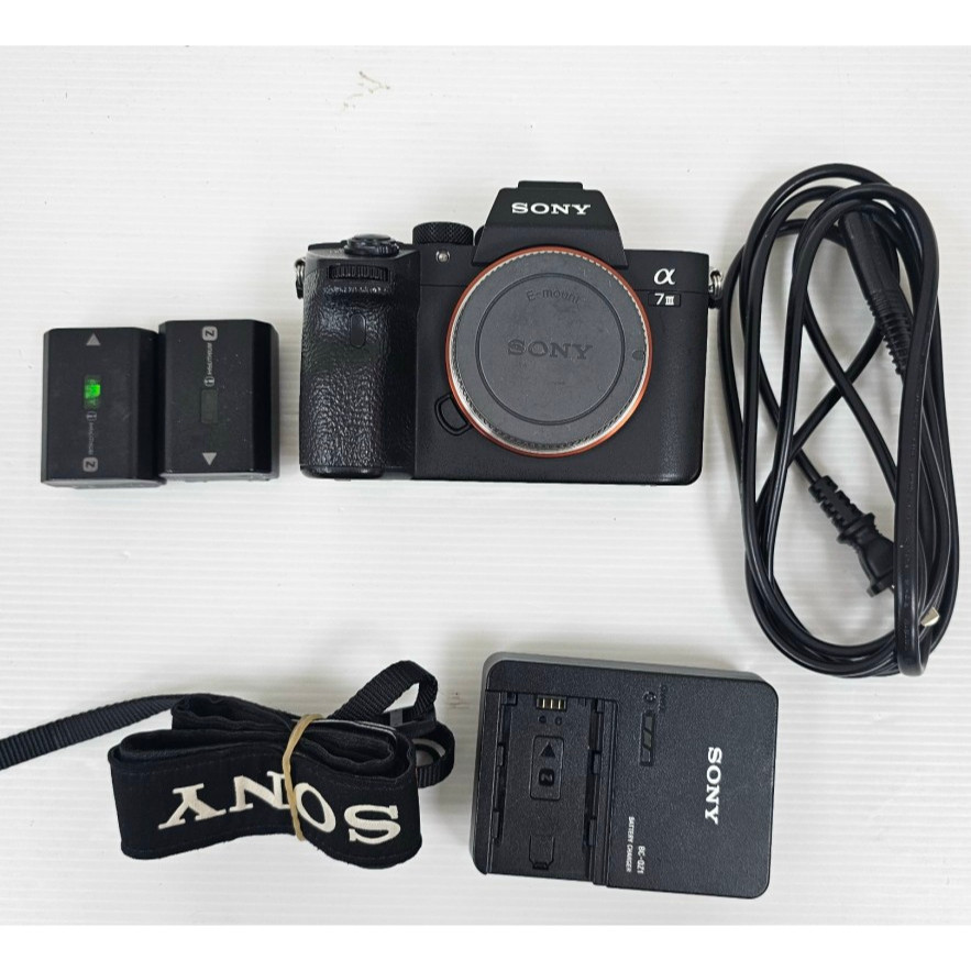 [崴勝3C] 二手 Sony A73 A7M3 A7 Mark III 單機身+雙電池 快門數 : 6873次