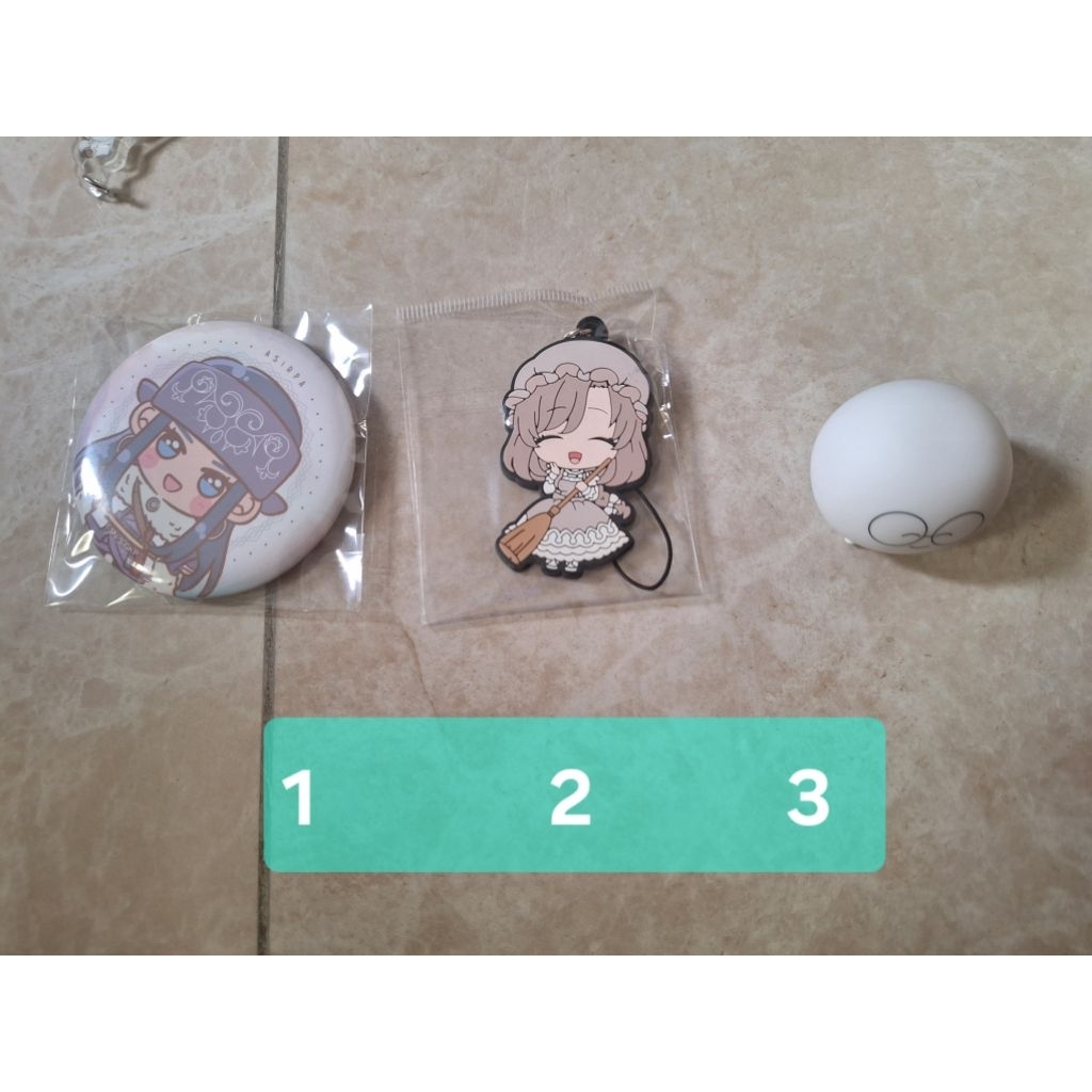 CRAZYRACCOON CR 黃金神威 阿席莉帕 徽章 工作細胞 巨噬細胞 一番賞 公仔 軟膠吊飾