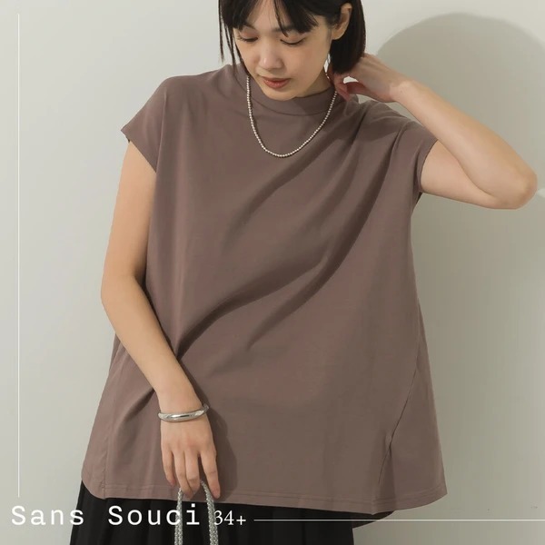 綺丹尼 日本Sans Souci 34+棉質A字短袖上衣 6色M-L 日本🇯🇵直送