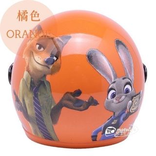 EVO 迪士尼 動物方城市 哈茱蒂 胡尼克 卡通 正版授權 安全帽 童帽 含鏡片 半罩 兒童半罩 兒童安全帽 台灣製
