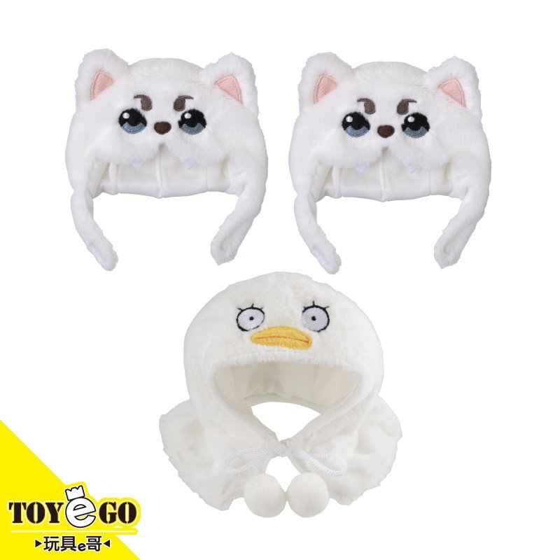 MH8月預購訂金全額LOOK UP 抬頭伊莉莎白斗篷 披肩 彭丘 銀魂定春帽子二入共三件合售代理預收免運85013