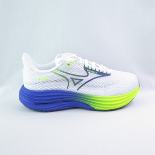 Mizuno J1GC250453 WAVE RIDER 29 SW 男慢跑鞋 4E寬楦 白x藍黃【iSport愛運動】