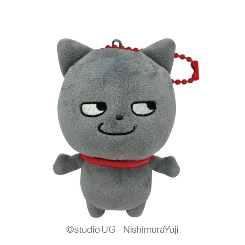 西村裕二 絨毛娃娃吊飾-WARUMENONEKO 壞壞貓 墊腳石購物網