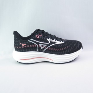 Mizuno J1GD250675 WAVE RIDER 29 SW 女慢跑鞋 4E寬楦 黑x銀/珊瑚紅