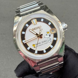 KING SEIKO SDKV011 SNOOPY 日本限定 限量150支 機械錶 41mm 不銹鋼錶帶 男錶 女錶