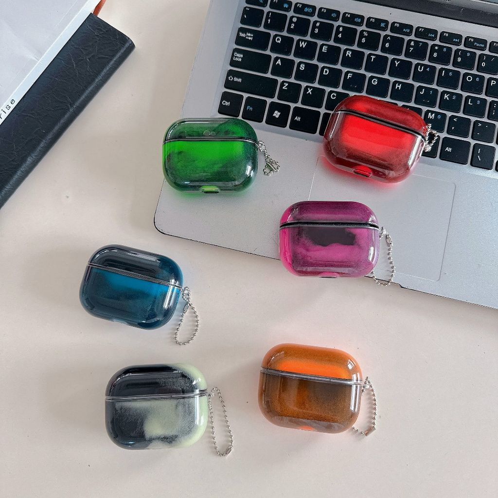 流沙夜光 耳機殼 AirPods 4 3 2 代 無線藍牙耳機保護套 蘋果 AirPods Pro 2 3 耳機保護殼