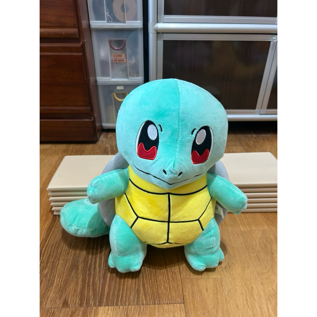 全新現貨 Pokémon 寶可夢【精靈】微笑傑尼龜-絨毛玩偶 便宜原價出售 交換禮物 寶可夢傑尼龜