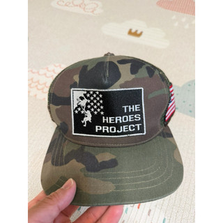 已售出克羅心 chrome hearts ch 美國國旗 英雄 迷彩 卡車帽 棒球帽 帽子
