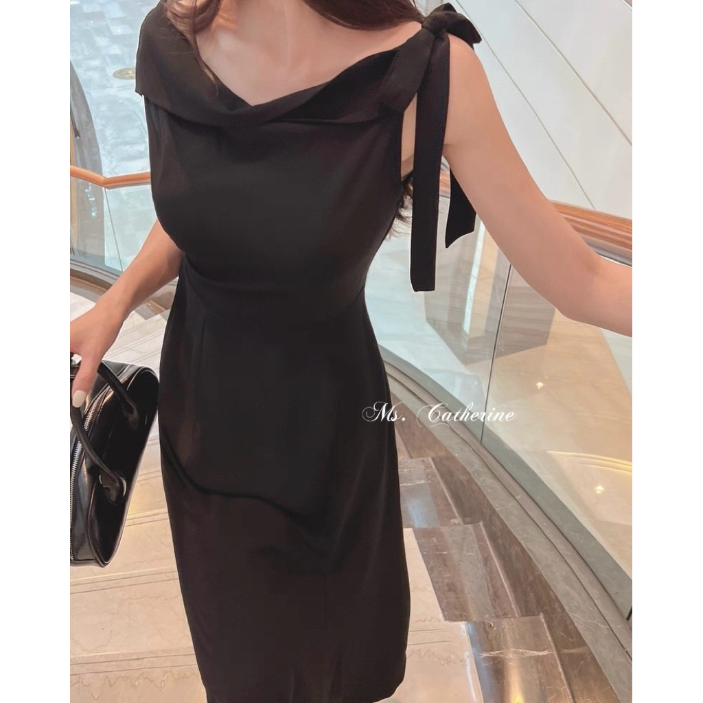Ms. Catherine🕊️正韓🇰🇷Secret dress｜她說願意🤍法式赫本盪領洋裝 mercci22 beigy