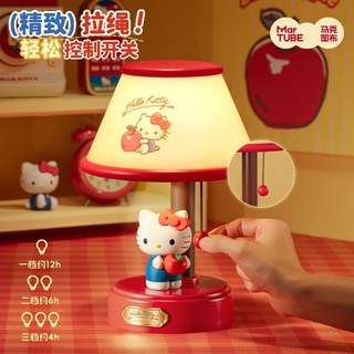 【現貨】 MarTube 馬克圖布 Hello Kitty小夜燈 禮盒公仔 臥室檯燈 床頭燈 氛圍燈 送禮 生日禮物