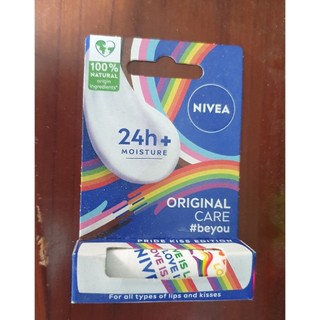 妮維雅水漾護唇膏4.8g-彩虹限定版 妮維雅水漾護唇膏 Nivea 的Original Care 潤唇膏 護唇膏