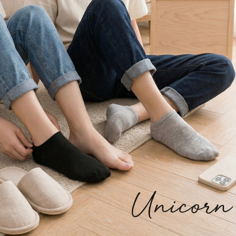 部分現貨🚚Unicorn【一雙$4】穿破也不心痛的素色短襪 襪子 船型襪 棉襪 彈性襪 素色襪 隱形襪 白襪 黑襪 灰襪