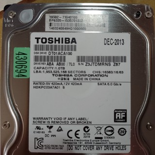 TOSHIBA DT01ACA100 1TB