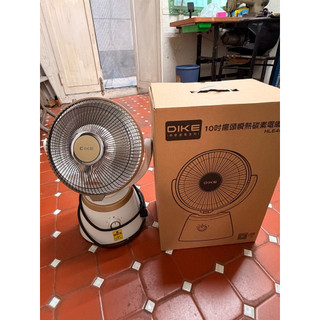 【二手】DIKE 10吋擺頭瞬熱碳素電暖器 HLE400WT