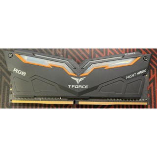 十銓 T-Force 夜鷹 NIGHT HAWK RGB DDR4-3000 8G 單支(二手終保)