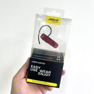 【特價中】Jabra 立體聲單耳藍牙耳機 耳掛式 單耳耳機 超強續航力 耳麥內建麥克風 紅色