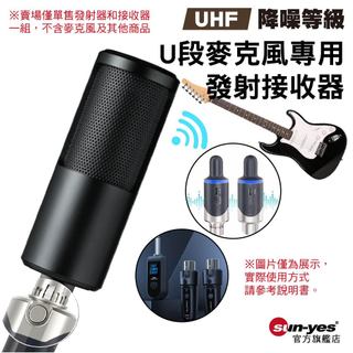 UHF降噪等級U段有線轉無麥克風專用XLR發射接收器｜RODE/SONY/Neumann/舒爾SHURE/鐵三角/圓剛