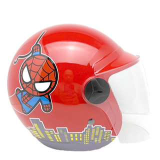 EVO 安全帽 CA-002 CA-003 蜘蛛人4 紅色 兒童帽 半罩 卡通圖案
