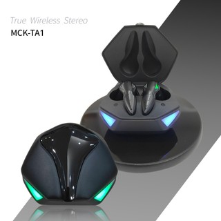 MCK-TA1-黑莫希託-真無線電競藍牙耳機-黑