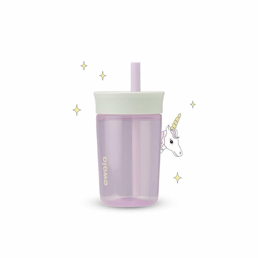 美國代購🇺🇸Owala Plastic Tumbler兒童吸管杯｜獨角獸配色（現貨+預購）