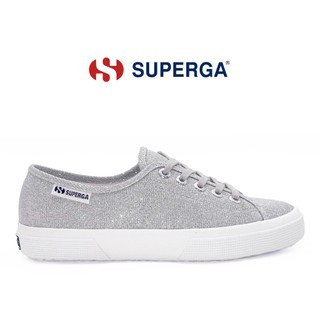 SUPERGA 女鞋 休閒鞋 3750 輕量系列 閃亮 金蔥 針織 親子款 灰銀 S4135ZW-031