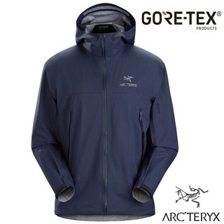 【ARCTERYX 始祖鳥】男 輕量防風連帽 防水外套 Gore-Tex Beta 夾克 風衣 X000005599