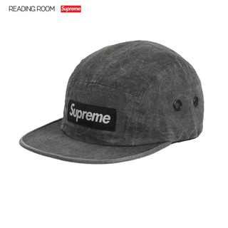 《閱卷室》【現貨】Supreme washed linen camp cap 帽子 單寧 水洗 平板 板帽